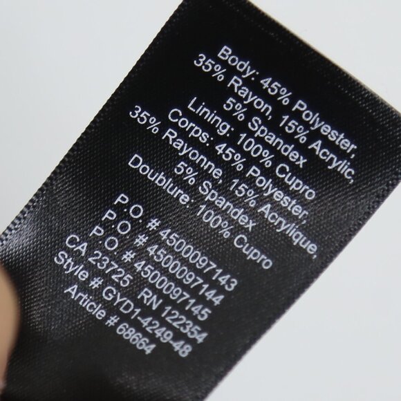 Aritzia Babaton Power Hip Plaid Open-front Drapey Blazer Jacket Size 6 - Picture 7 of 9